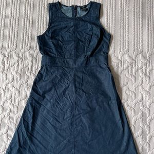 Denim A-Line Dress from Ann Taylor